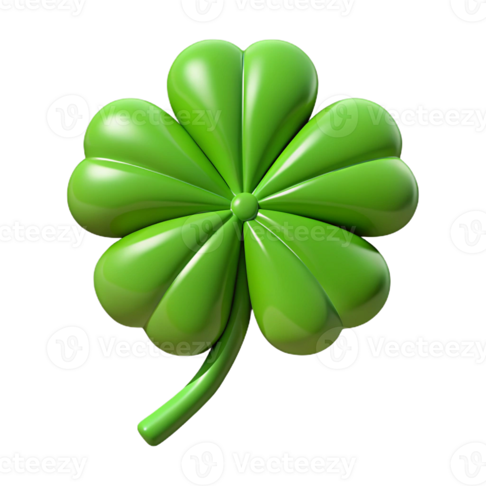 harmonious hypnotic Symmetrical monoline four-leaf clover. Clean lines, flat color, minimal with Scalable Design. masterfully captured png