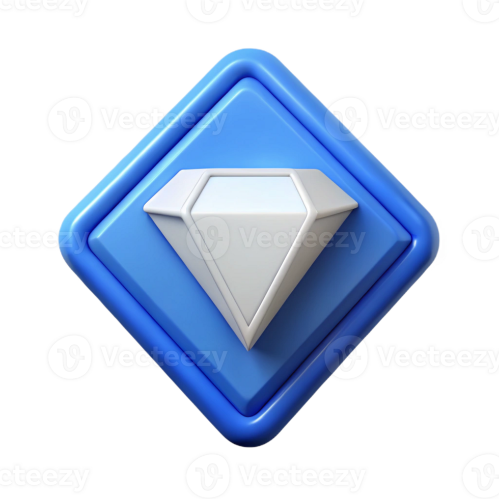 hypnotic minimalist Diamond-shaped badge, geometric, clean lines, single-weight stroke, with Scalable Design. elite png