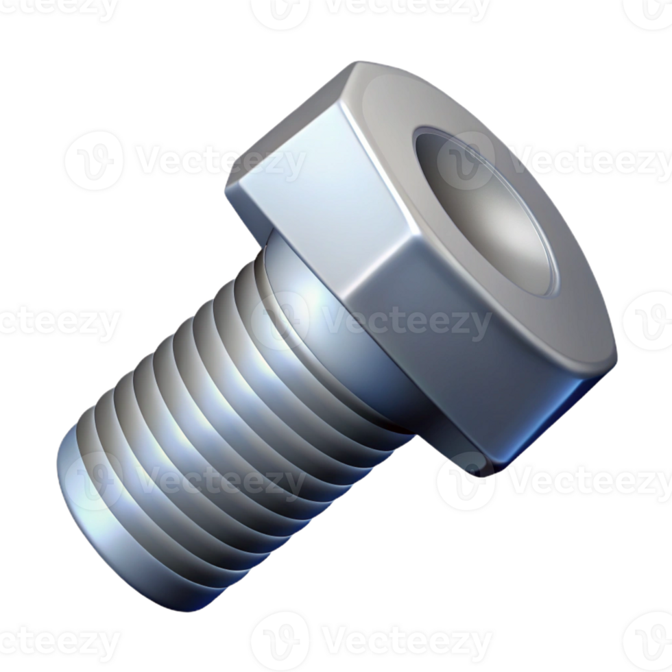 joyful pristine Symmetrical technical drawing of a bolt. Crisp edges, with Scalable Design. top-tier png