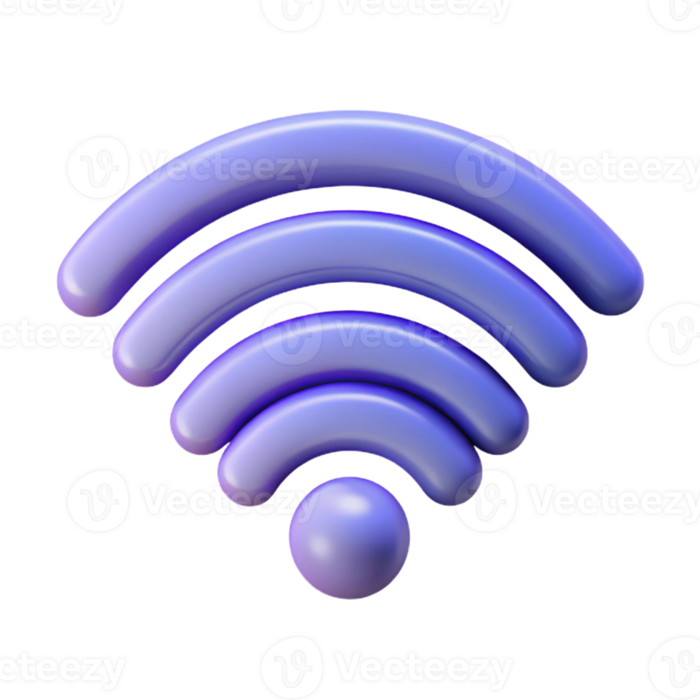notevole artistico astratto Wi-Fi icona. minimo, scalabile, piatto colore con scalabile design. genuino png