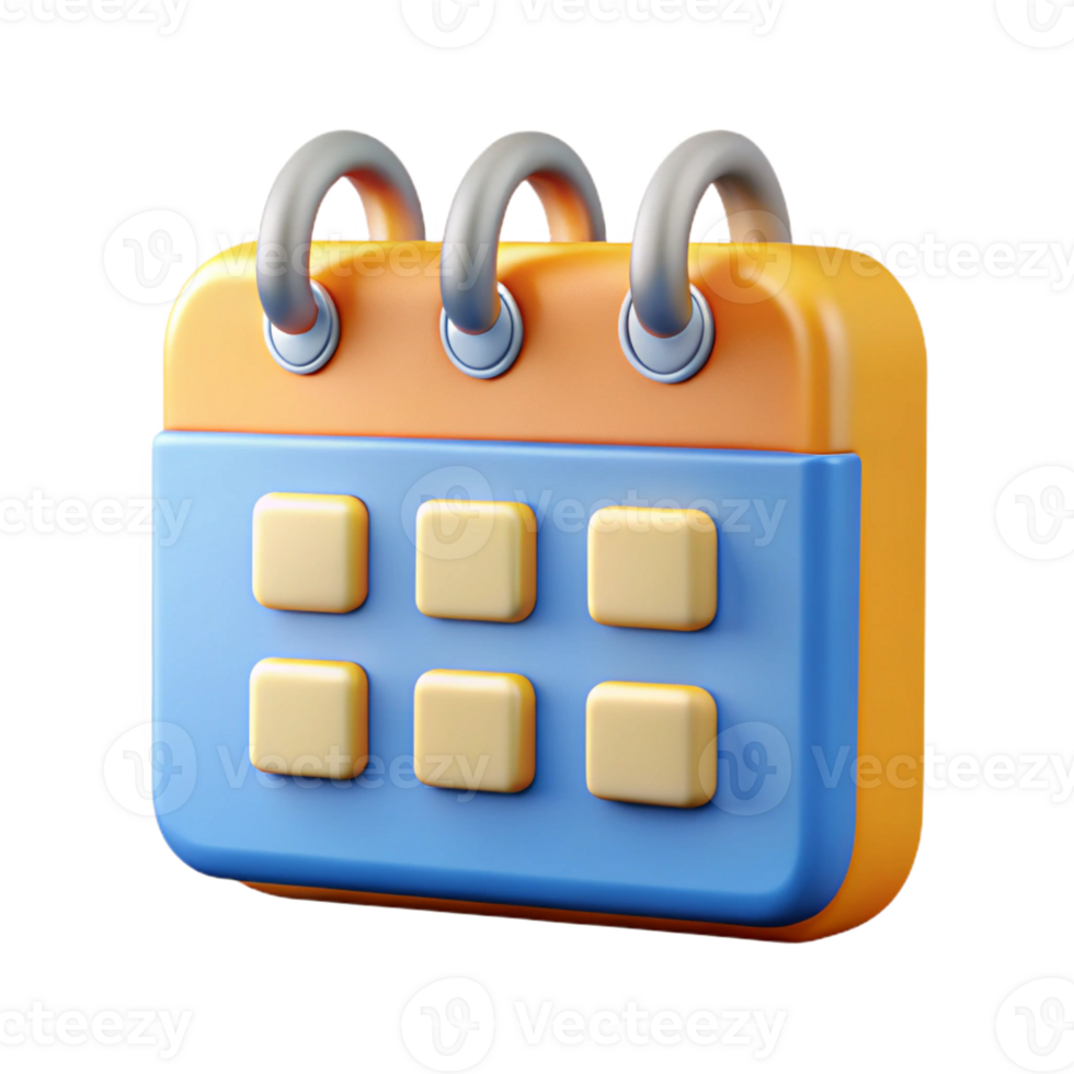 wonderful surreal A calendar icon with a specific date highlighted, flat color. Single-weight stroke, with Scalable Design. ultra HD png