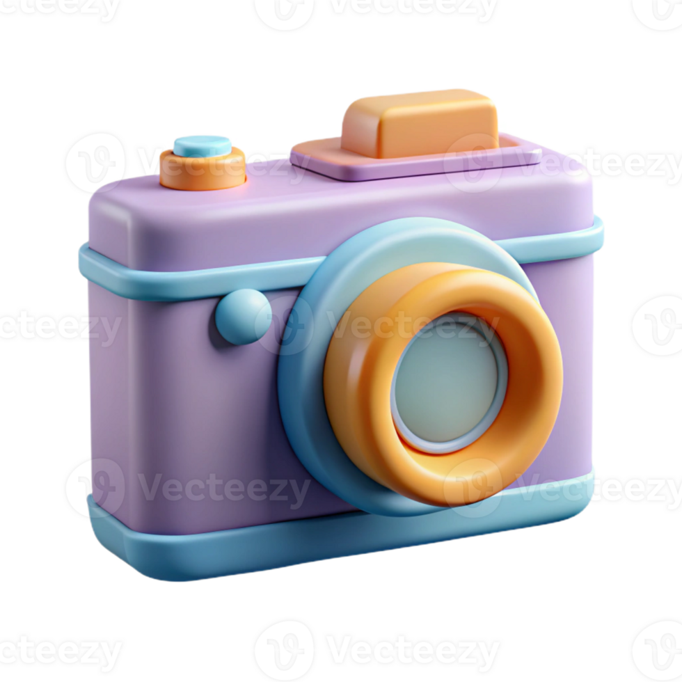 mysterious immaculate Minimal monoline camera. Single-weight stroke, clean lines, flat color with Scalable Design. 8K png