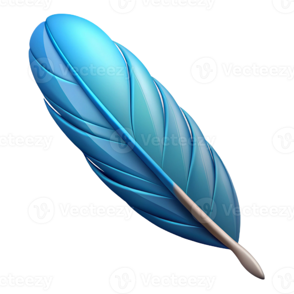 wonderful classic Stylized feather with single-weight stroke. Clean lines, crisp edges with Scalable Design. authentic png