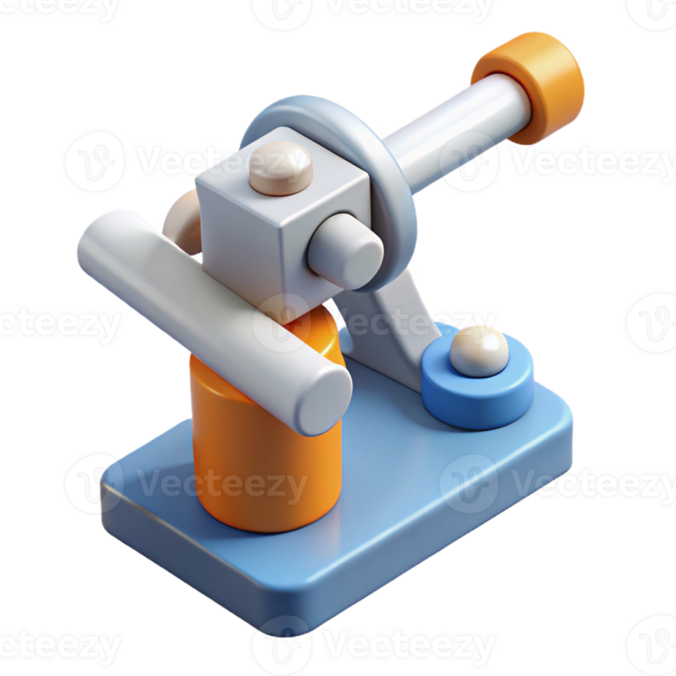 harmonious spectacular Diagram of a simple lever mechanism. Scalable, flat color with Scalable Design. professional png