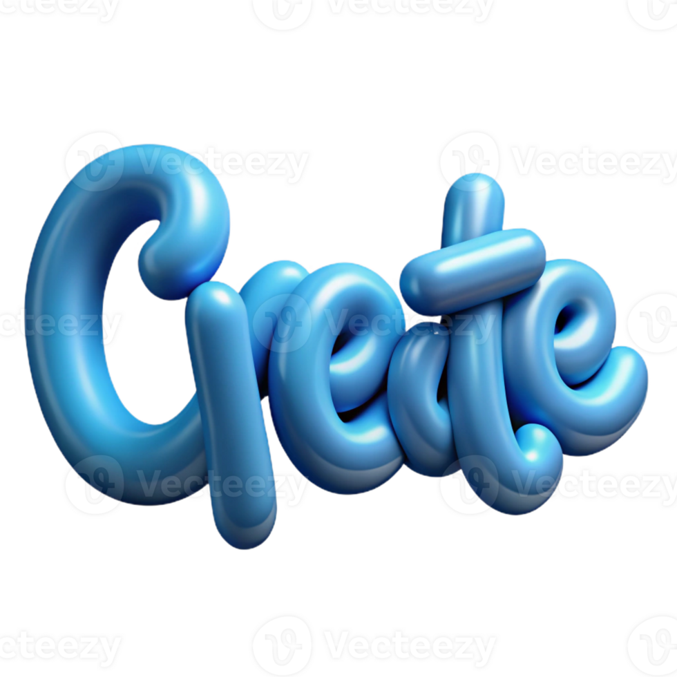 mesmerizing bold avant-garde Scalable, italicized CREATE in soft blue. Crisp edges, single-weight stroke with Scalable Design. fine detail png