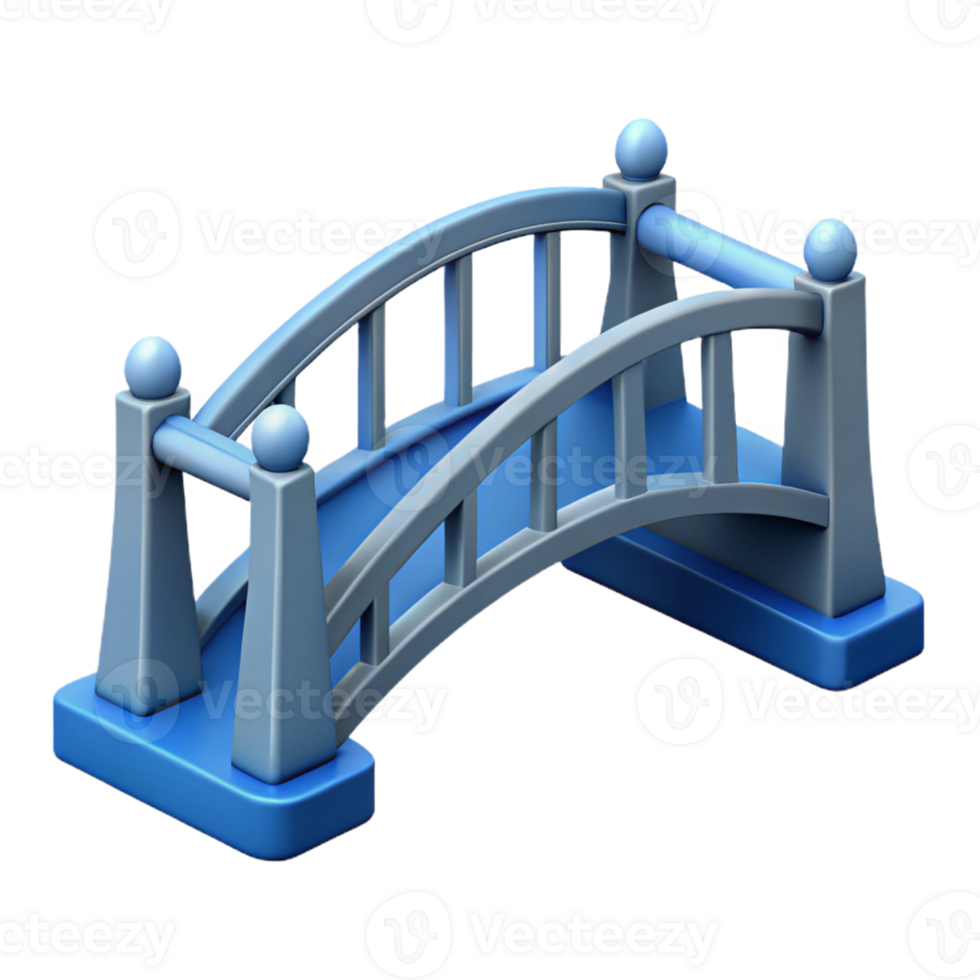 remarkable futuristic Minimal blueprint of a bridge. Clean lines, single-weight stroke with Scalable Design. gallery standard png