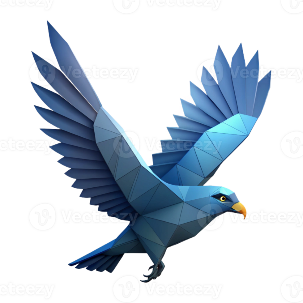 inspired mid-century Geometric silhouette of a soaring eagle. Crisp edges, flat color with Scalable Design. 8K png