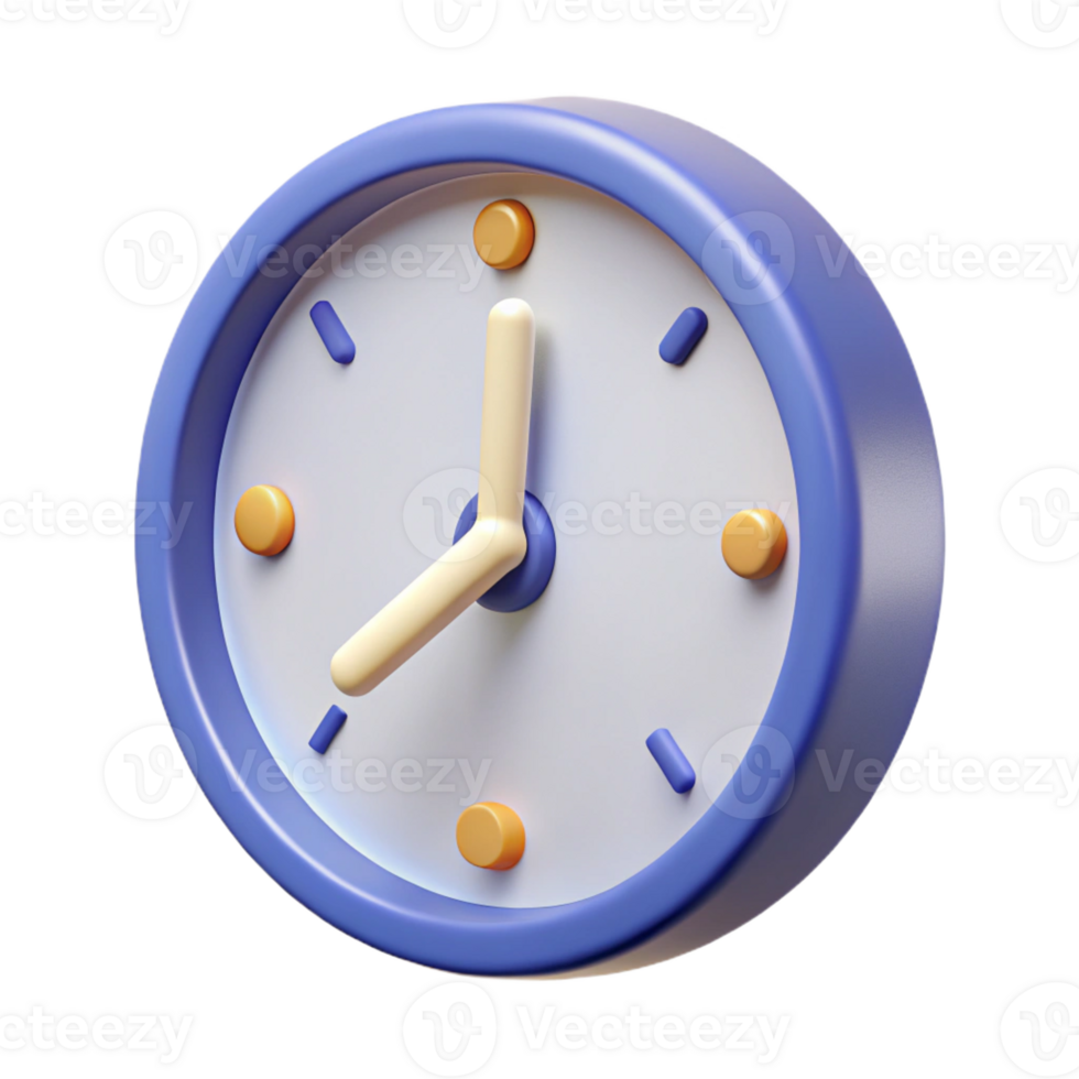 mysterious immaculate Clean lines monoline clock. Minimal design, flat color, with Scalable Design. handcrafted png