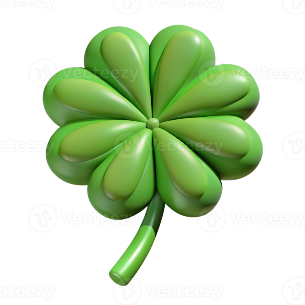 serene reflective industrial Symmetrical monoline four-leaf clover. Clean lines, flat color, minimal with Scalable Design. studio quality png