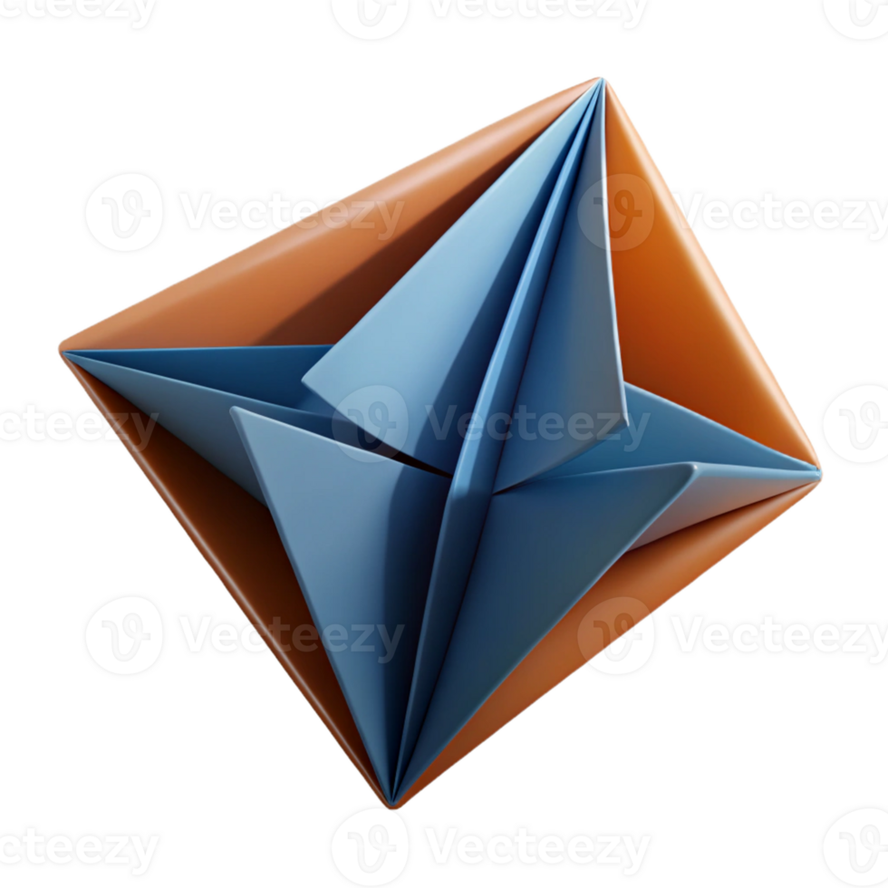 passionate extraordinary Folded paper effect, sharp edges, minimal with Scalable Design. authentic png