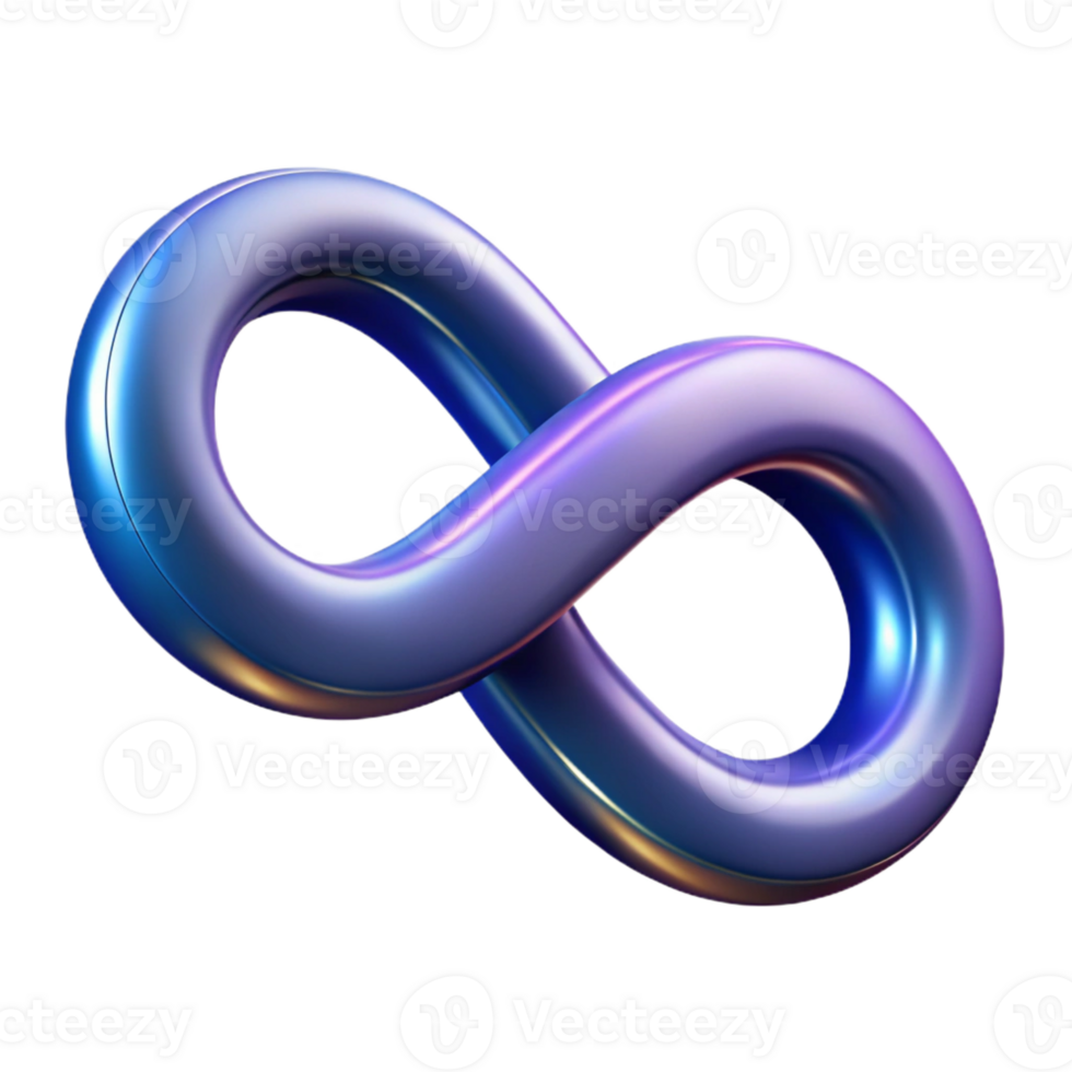 passionate pristine Abstract infinity symbol. Eternity and limitless. Crisp edges, minimal design. with Scalable Design. expertly shot png