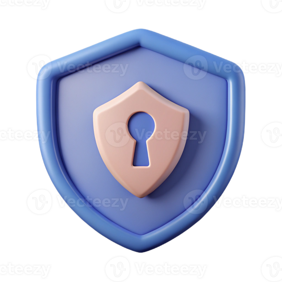 exemplary coastal Shield-shaped badge with a stylized keyhole. Flat color, clean lines, minimal design with Scalable Design. perfect clarity png