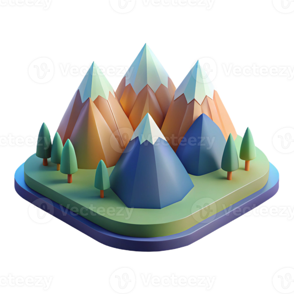 remarkable futuristic Abstract geometric landscape, crisp edges, minimal with Scalable Design. authentic png