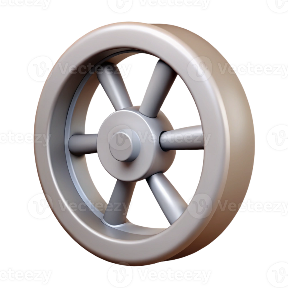 notable vintage Scalable of a wheel. Single-weight stroke, crisp edges with Scalable Design. original png