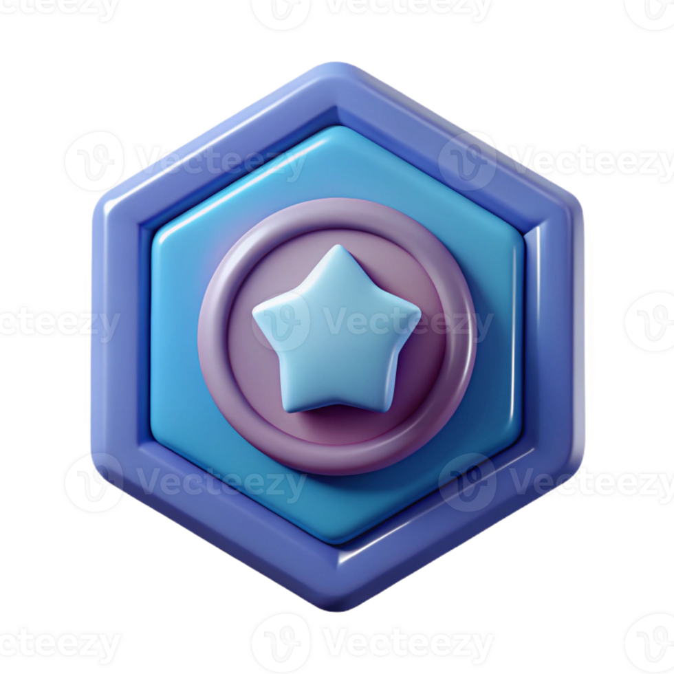 spectacular ethereal renaissance Pentagon badge with a centered circle. Geometric, clean lines, with Scalable Design. studio quality png