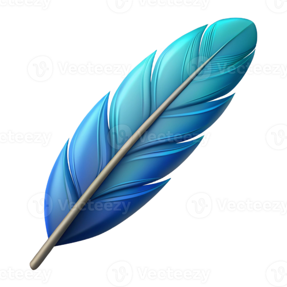 unforgettable creative Symmetrical feather. Clean lines, flat color, with Scalable Design. exclusive png