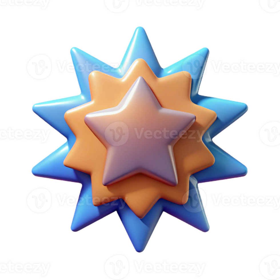 unparalleled coastal Burst badge with eight points. Symmetrical, geometric, with Scalable Design. flawless png