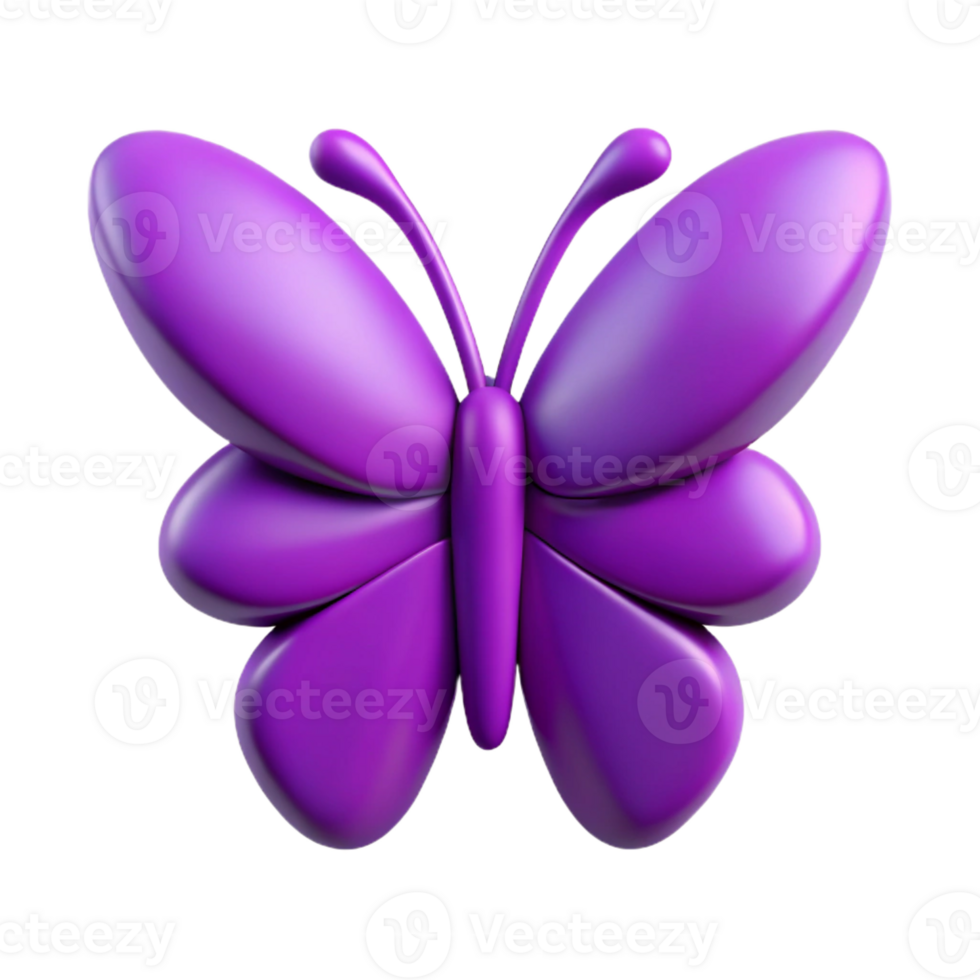 intense fascinating Symmetrical butterfly, crisp edges, single-weight stroke, flat purple with Scalable Design. exclusive png