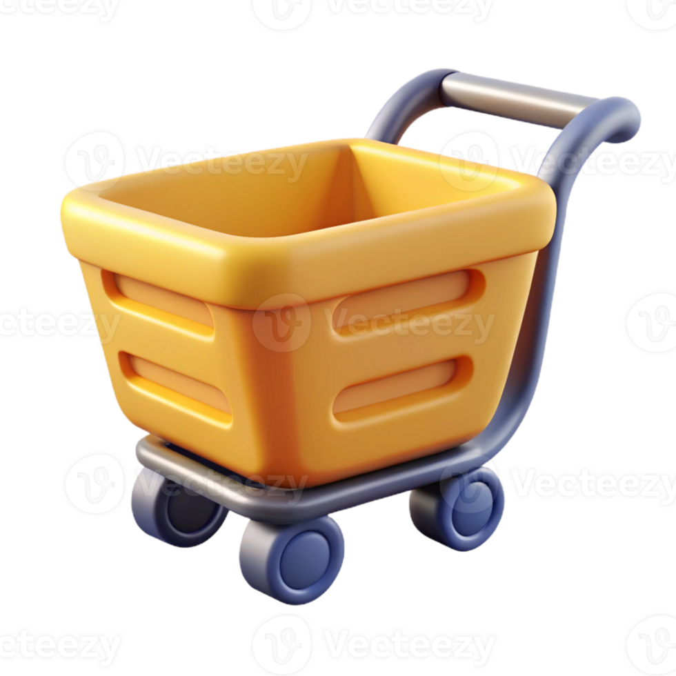 memorable elegant Shopping cart icon. Rectangular cart, wheels. Crisp edges with Scalable Design. authentic png