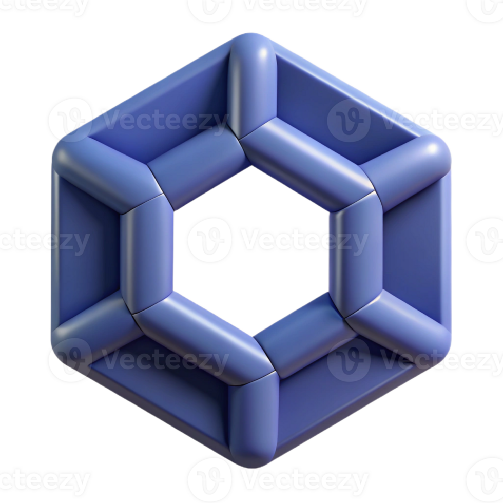 spectacular memorable Interlocking pentagon shapes with crisp edges and a flat color. Minimal design with Scalable Design. png