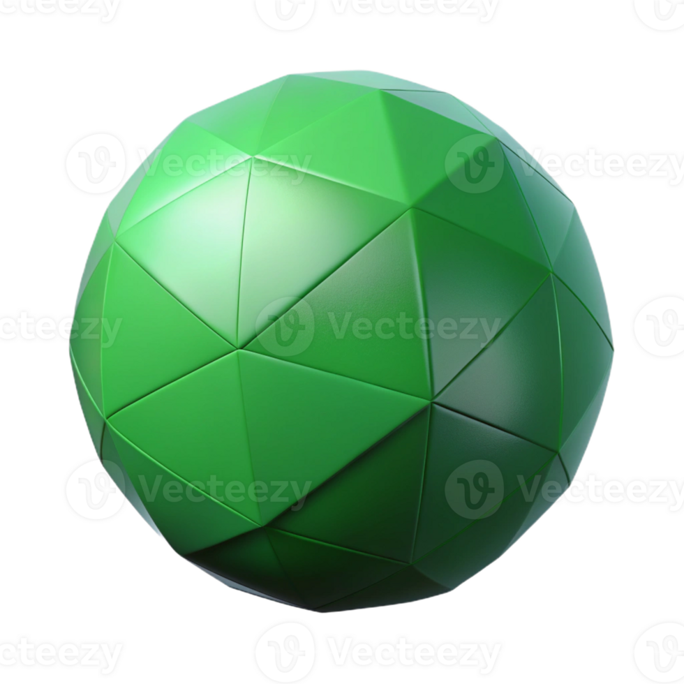 impressive organic Geometric sphere with single-weight stroke. Green flat color, clean lines. with Scalable Design. crisp png