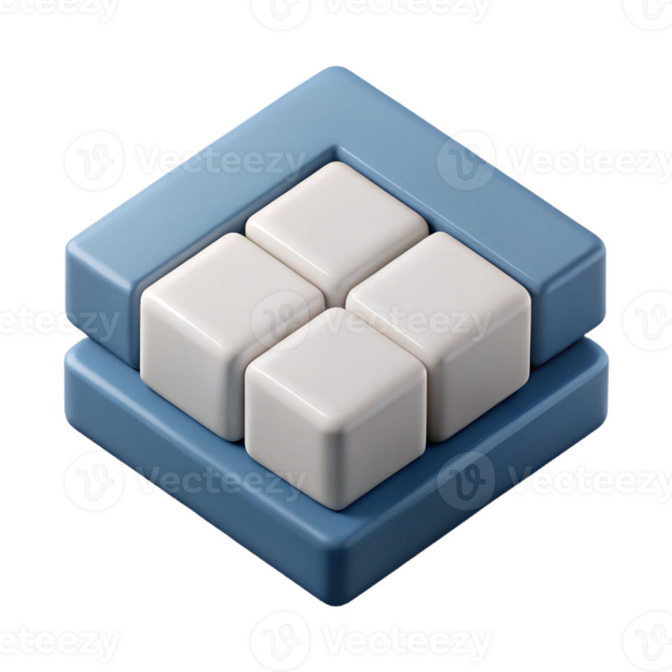 vibrant energetic modern Minimalist geometric pattern of overlapping squares. Clean lines, flat color, with Scalable Design. authentic png