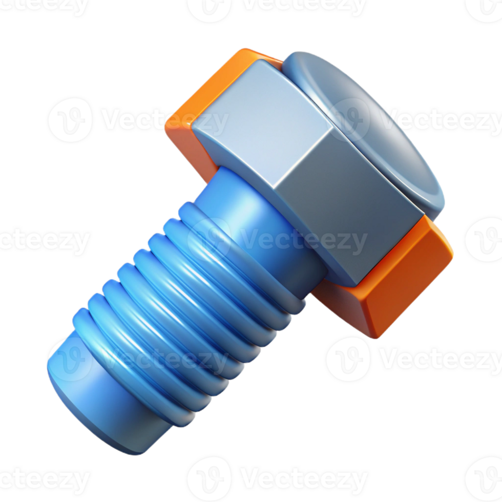stunning timeless Minimal technical illustration of a bolt, clean lines, with Scalable Design. png