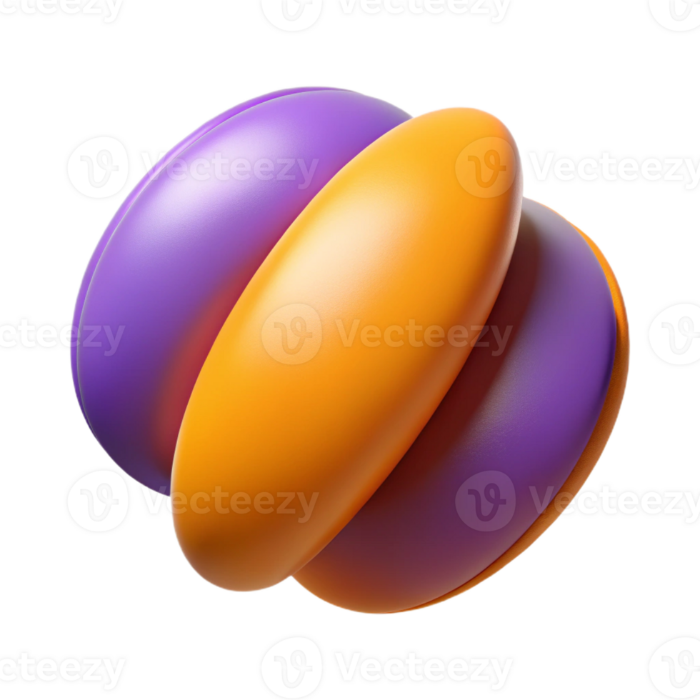 majestic bold renaissance Overlapping ellipses, purple and orange. Flat color, crisp edges. with Scalable Design. impeccable png
