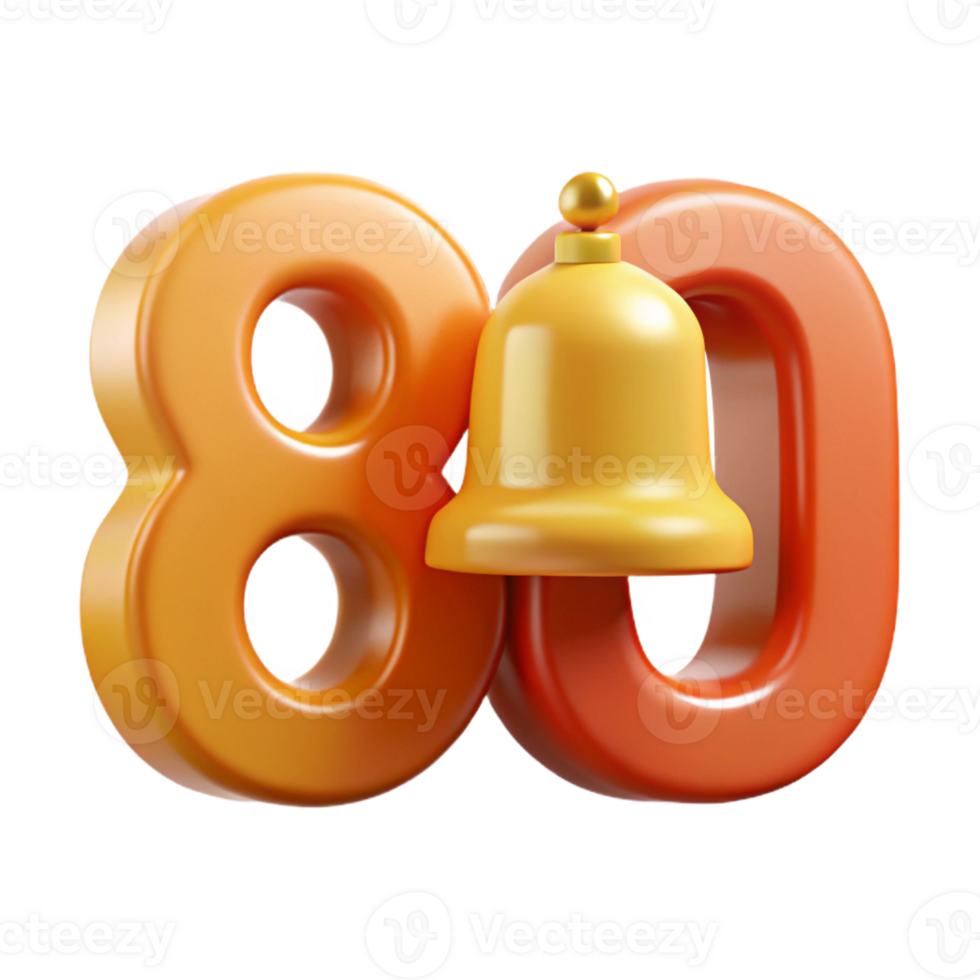 iconic surreal Bell. Flat color, clean lines, symmetrical with Scalable Design. elite png