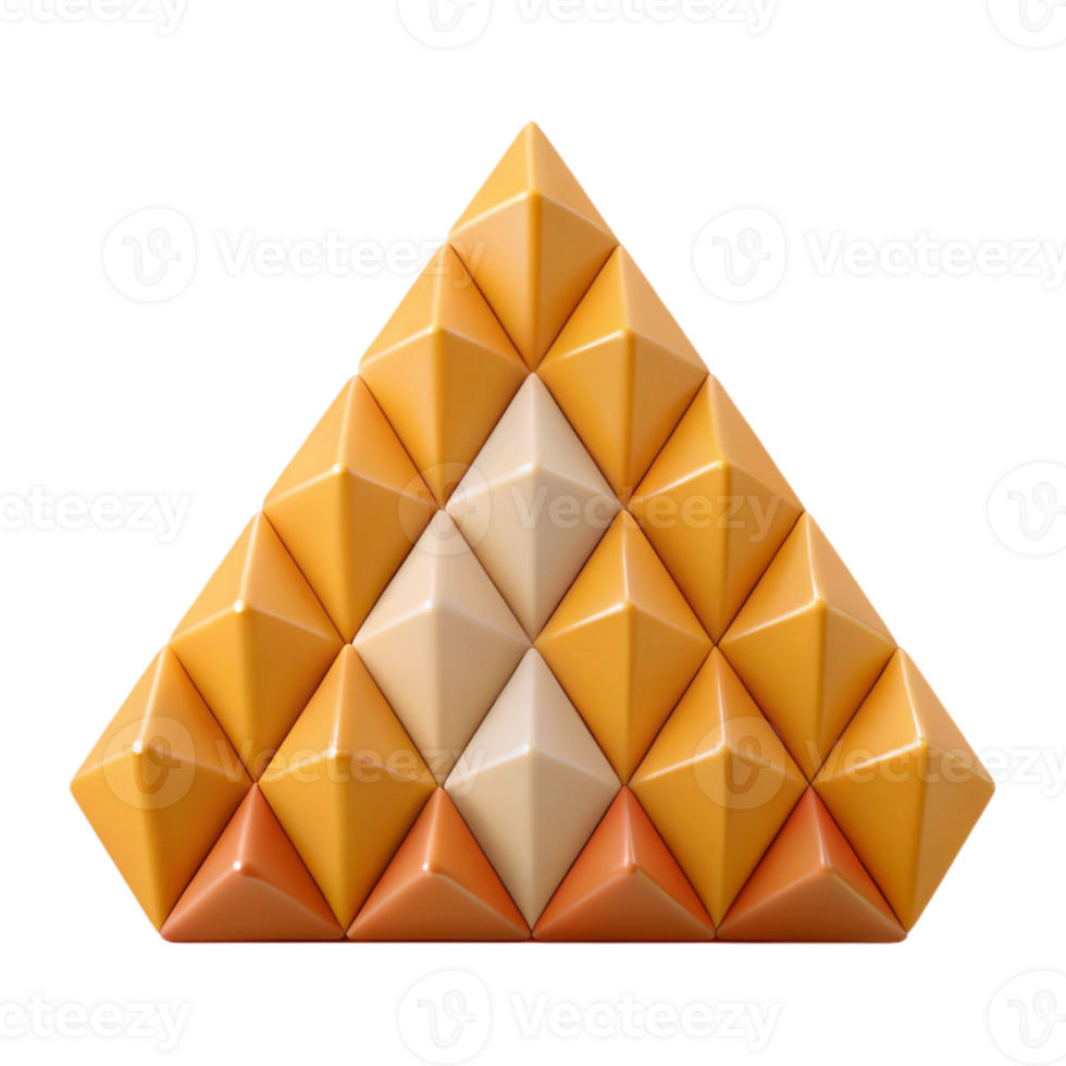 magnificent iconic Geometric pattern of alternating triangles and squares. Minimal, flat color, with Scalable Design. png
