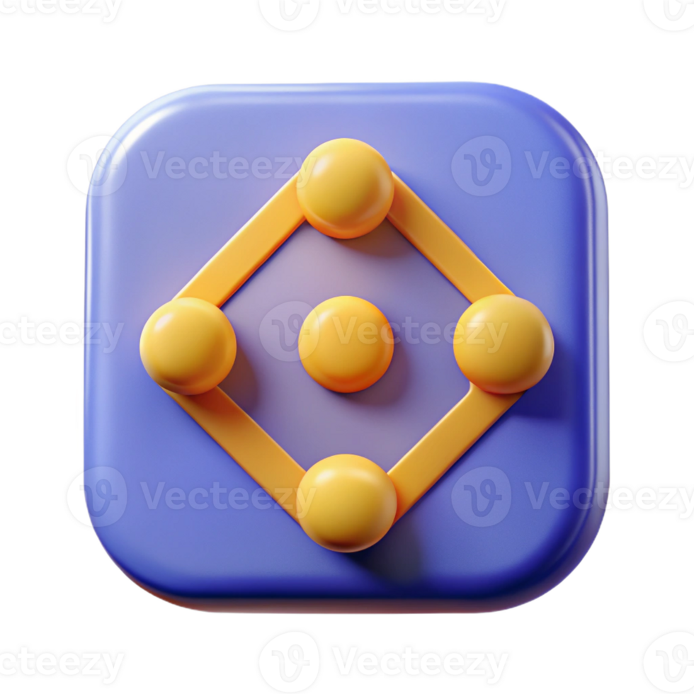 mysterious picturesque Square badge, four small circles in corners. Scalable, clean lines, single-weight stroke with Scalable Design. precision png