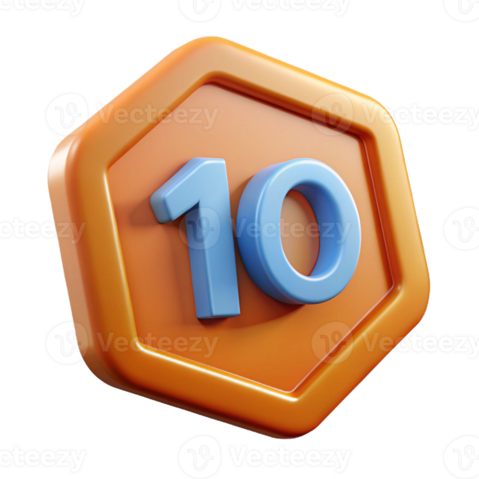radiant standout Octagonal badge with the number . Scalable, single-weight stroke, clean lines with Scalable Design. png