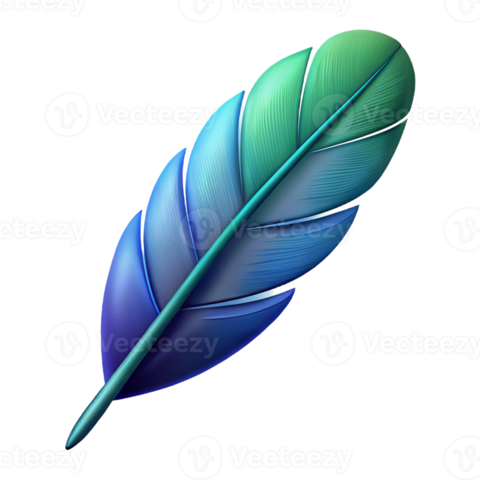 pristine celebrated Symmetrical silhouette of a feather. Crisp edges, flat color with Scalable Design. png