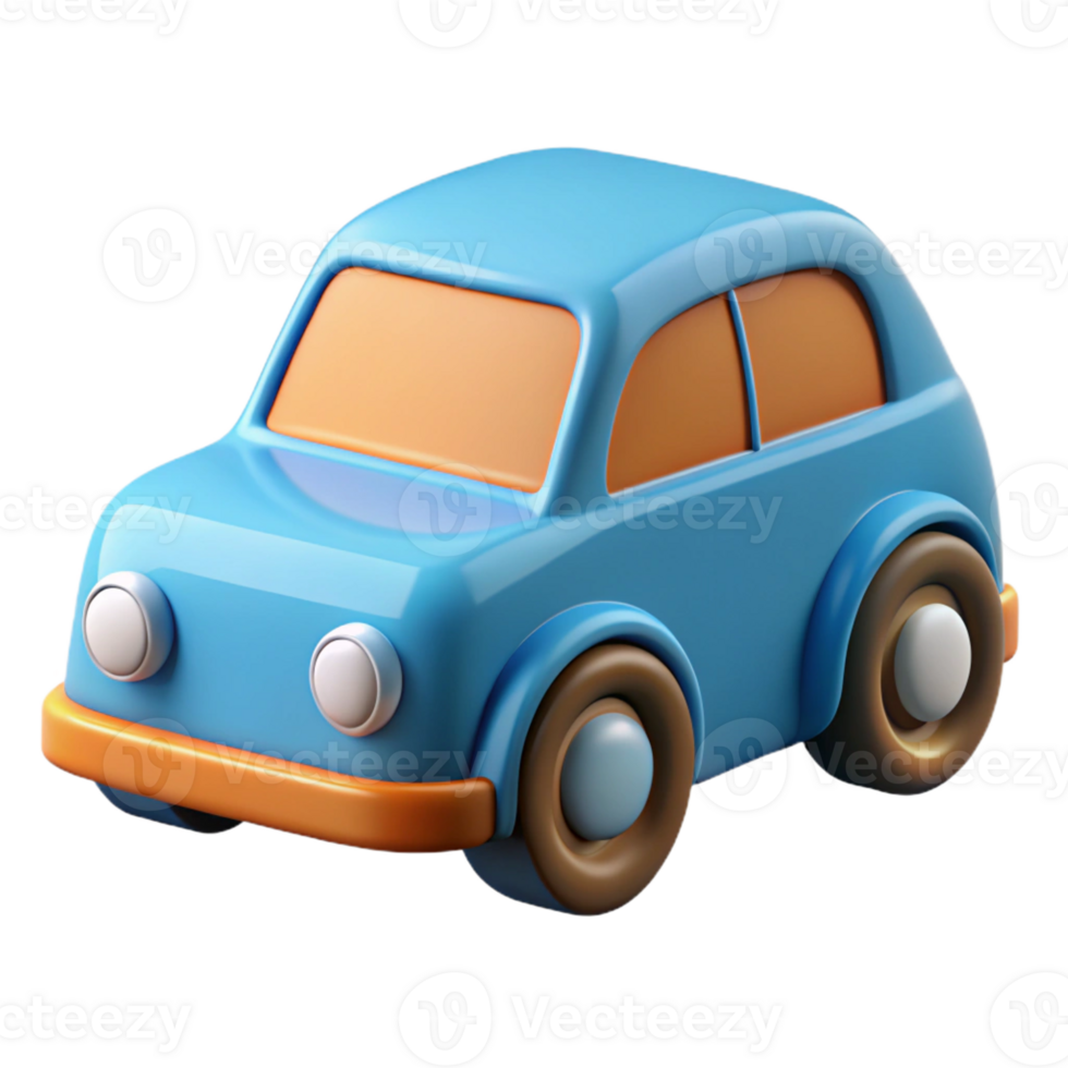 stunning peaceful vintage Car character with rectangular body and circular wheels. Minimal, crisp edges, single-weight stroke with Scalable Design. 4K png