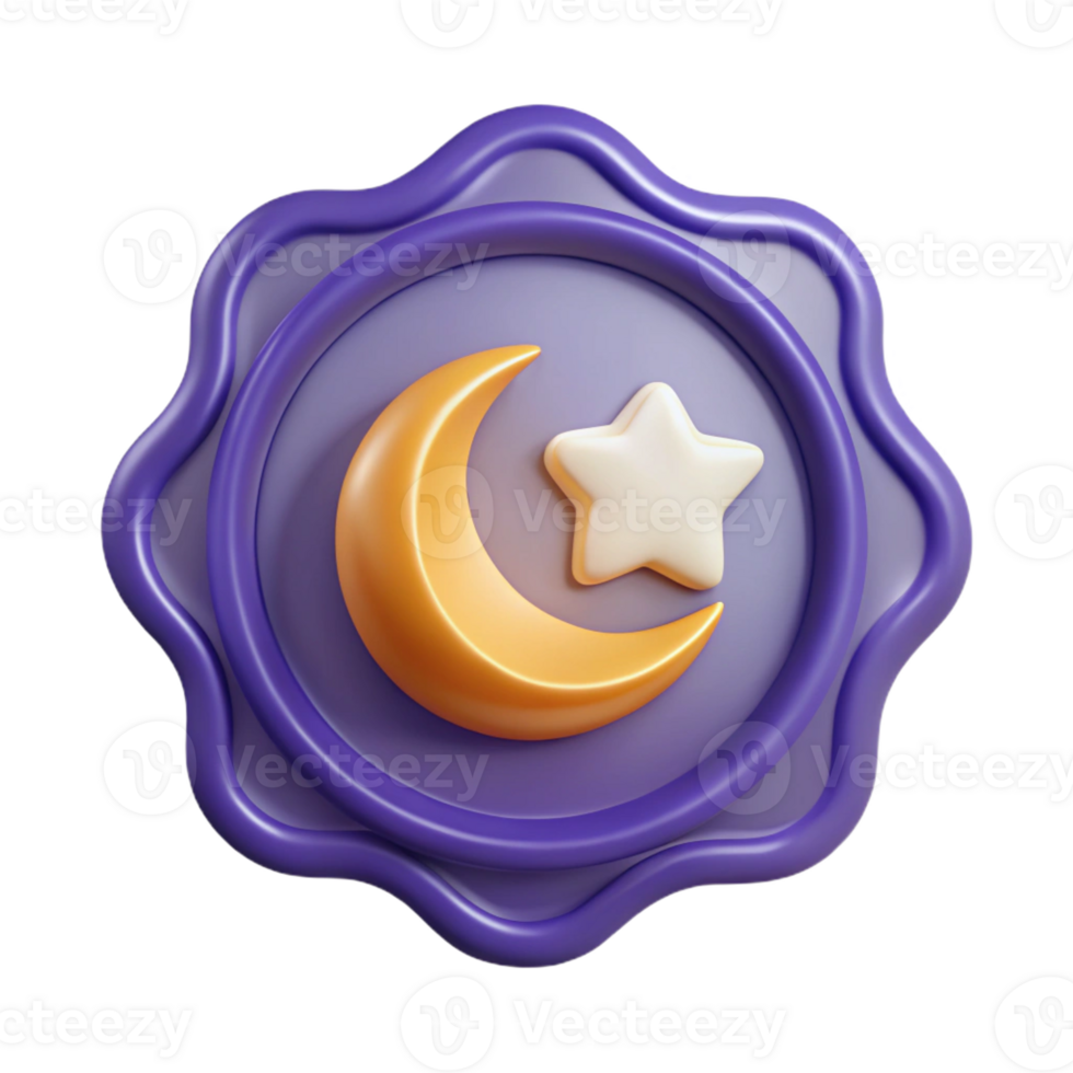 calm extraordinary Crescent moon badge with a stylized bird silhouette. Symmetrical, crisp edges, with Scalable Design. handcrafted png