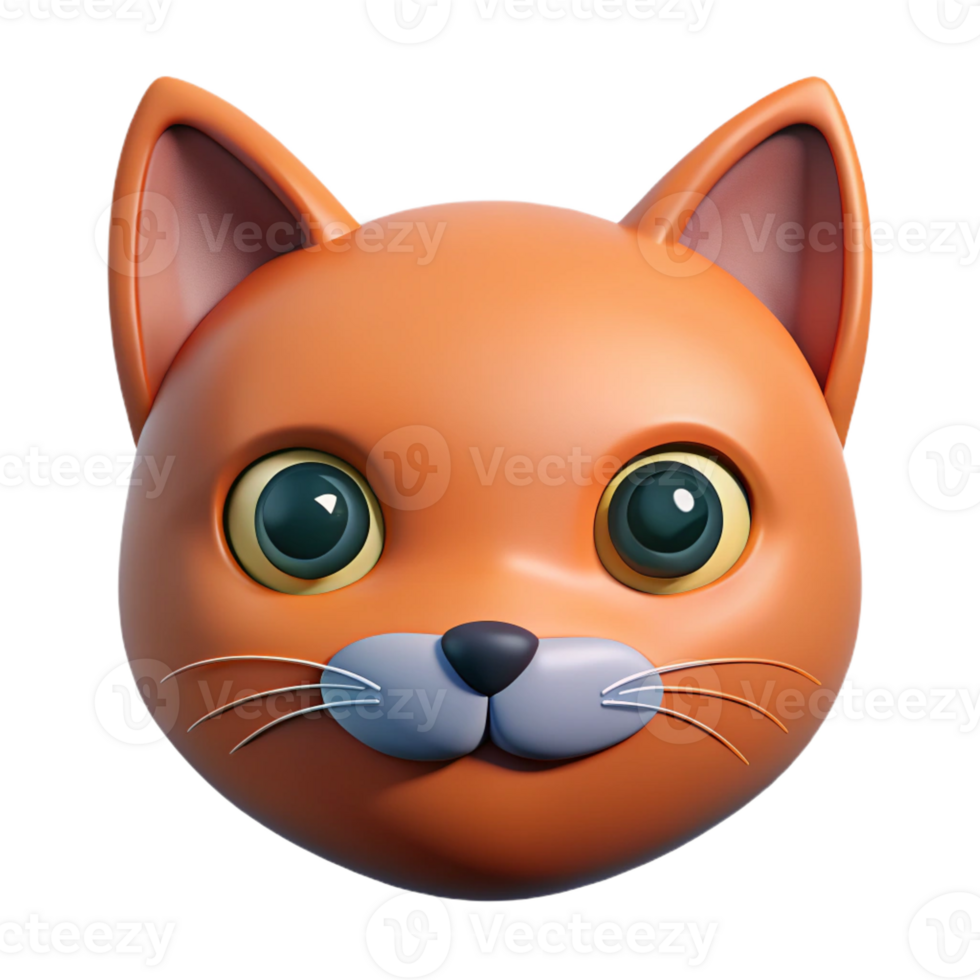 mesmerizing nostalgic nordic Stylized cat face with clean lines and sharp edges. Minimal, flat color with Scalable Design. fine detail png