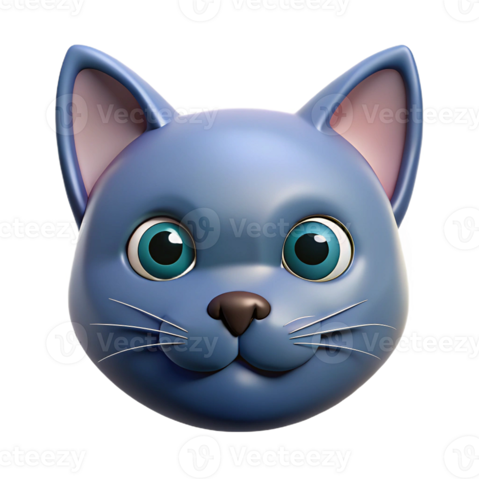sumptuous baroque Clean lines depict a stylized cat face. Solid colors, flat design with Scalable Design. refined png
