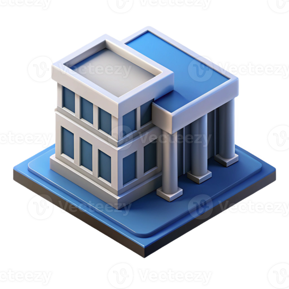 mysterious elegant Isometric projection of a building. Minimal, crisp edges with Scalable Design. refined png