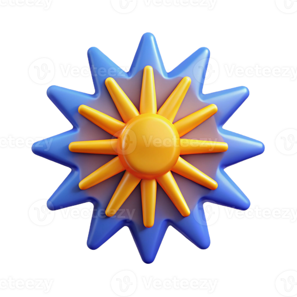 sumptuous quintessential Burst badge, radiating lines, symmetrical, flat color, with Scalable Design. png