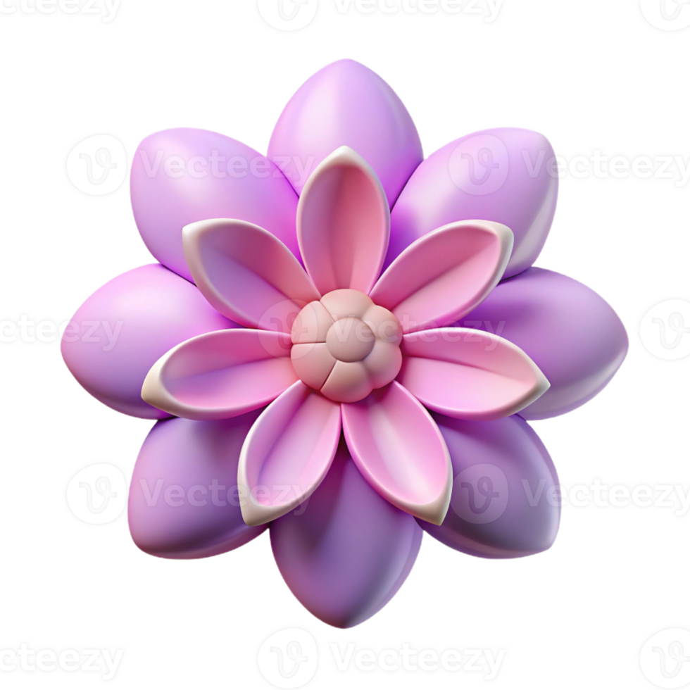 memorable minimalist Symmetrical flower with clean lines and defined petals. Flat color with Scalable Design. exclusive png