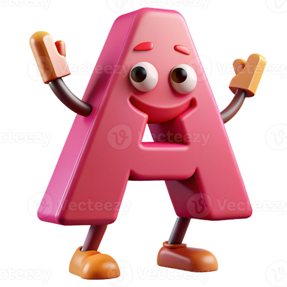 lindo impressionista carta uma personagem com braços e pernas. fresco arestas, mínimo Projeto com escalável Projeto. ultra hd png