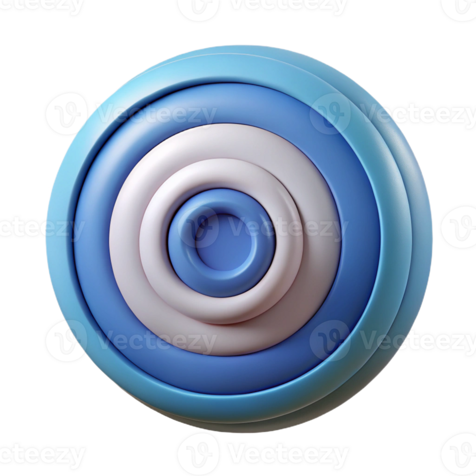 energetic vibrant Geometric pattern of concentric circles. Crisp edges, solid colors. Minimal design with Scalable Design. professional png