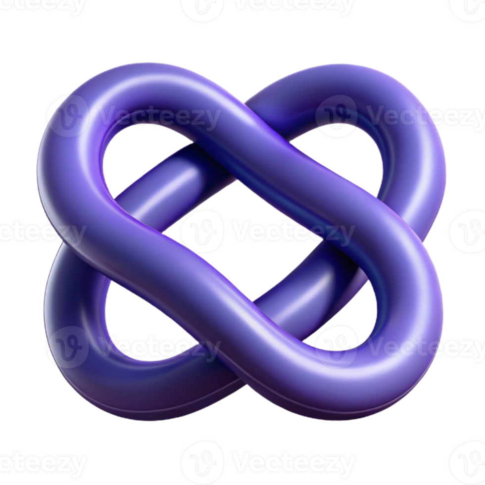 stunning dramatic gothic Geometric symbol of infinity. Interlocking loops. Clean lines, minimal design with Scalable Design. ultra HD png