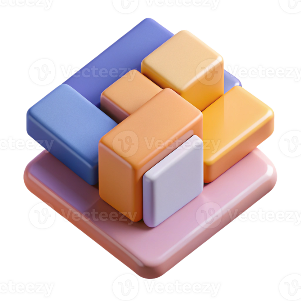 hypnotic modern Abstract composition of rectangular shapes. Clean lines, flat color, with Scalable Design. masterfully captured png