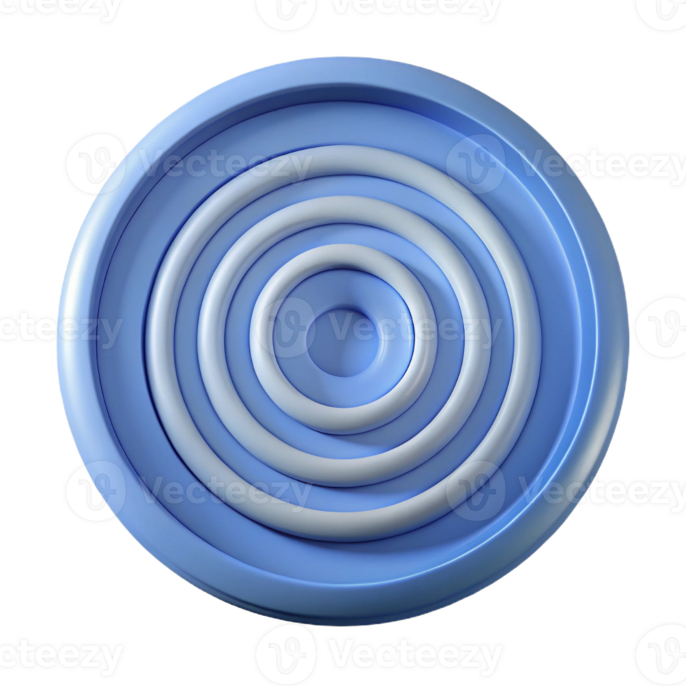 beautiful nostalgic vintage Concentric CIRCLE with radiating rings. Crisp edges, minimal style with Scalable Design. detailed png