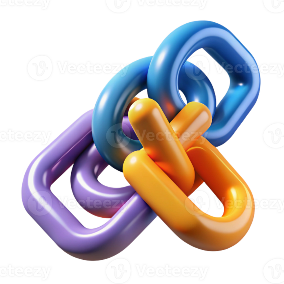 captivating urban Interlocked LINK with chain-like letters. Single-weight stroke, with Scalable Design. masterfully captured png
