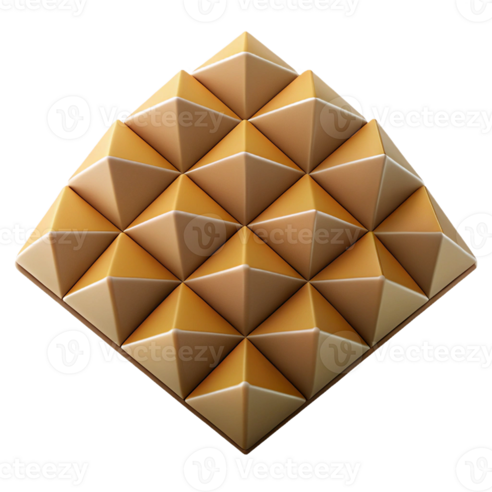 exemplary classic Geometric pattern of trapezoids. Flat color, clean lines with Scalable Design. expertly shot png