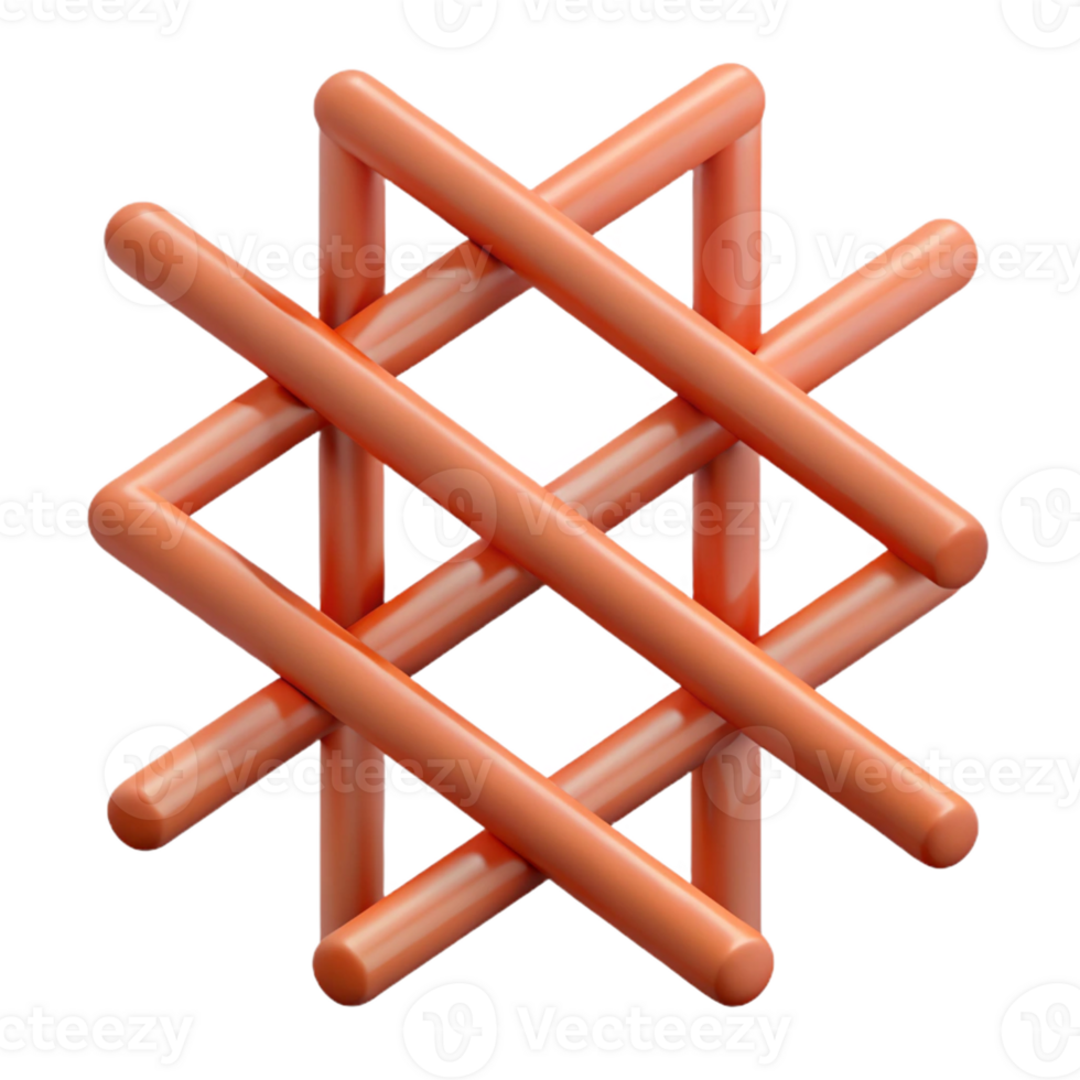 exemplary baroque Sharp-edged, intersecting lines forming a grid. Flat color, minimal design with Scalable Design. 4K png