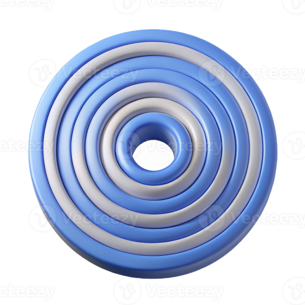 dramatic vintage Concentric CIRCLE with radiating rings. Crisp edges, minimal style with Scalable Design. 4K png