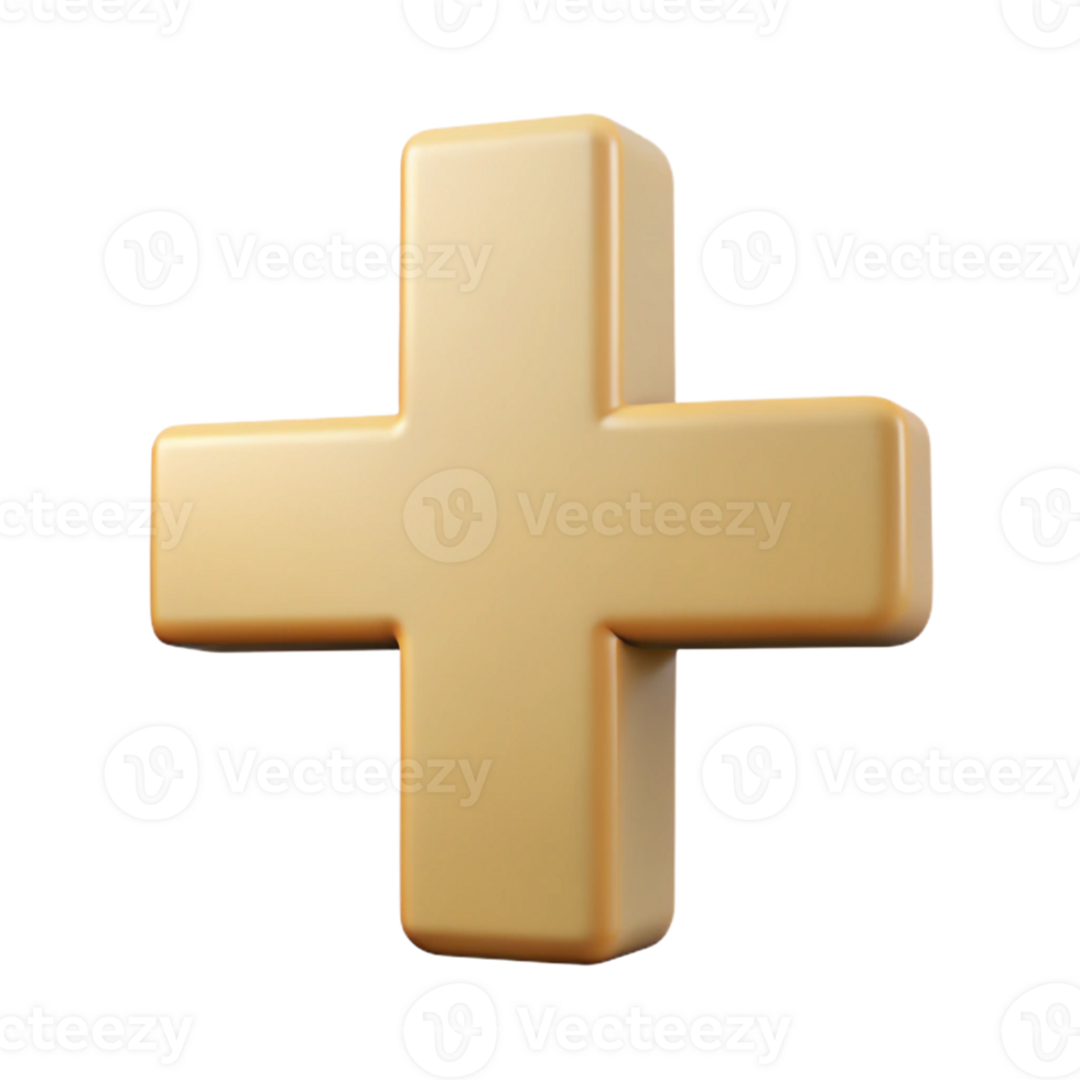 splendid distinctive Minimal PLUS sign in flat beige. Scalable, sharp edges with Scalable Design. png